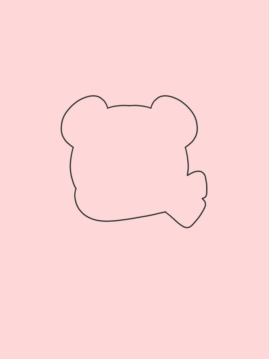 Teddy Bear Cookie Cutter – Alex's Cutters