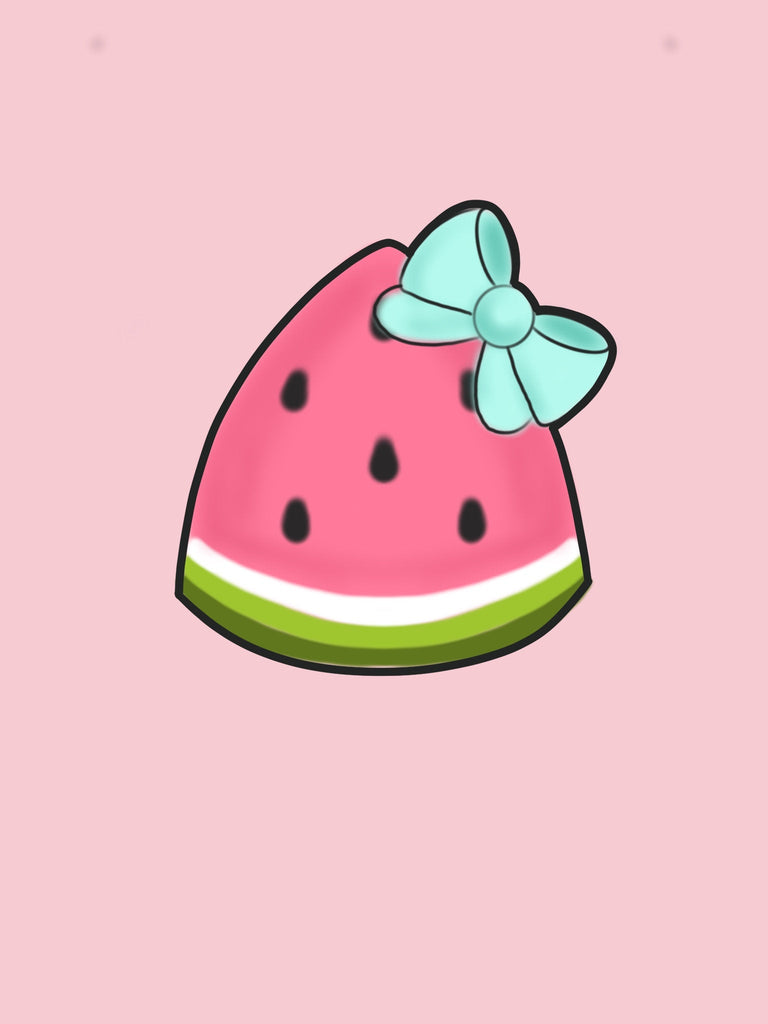 Watermelon fresh fruit drawing icon Royalty Free Vector