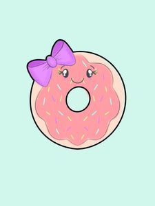 Donut With Bow Cookie Cutter