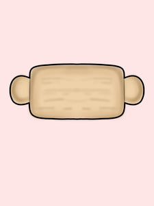 Chubby Rolling Pin Cookie Cutter, Baking Cutter