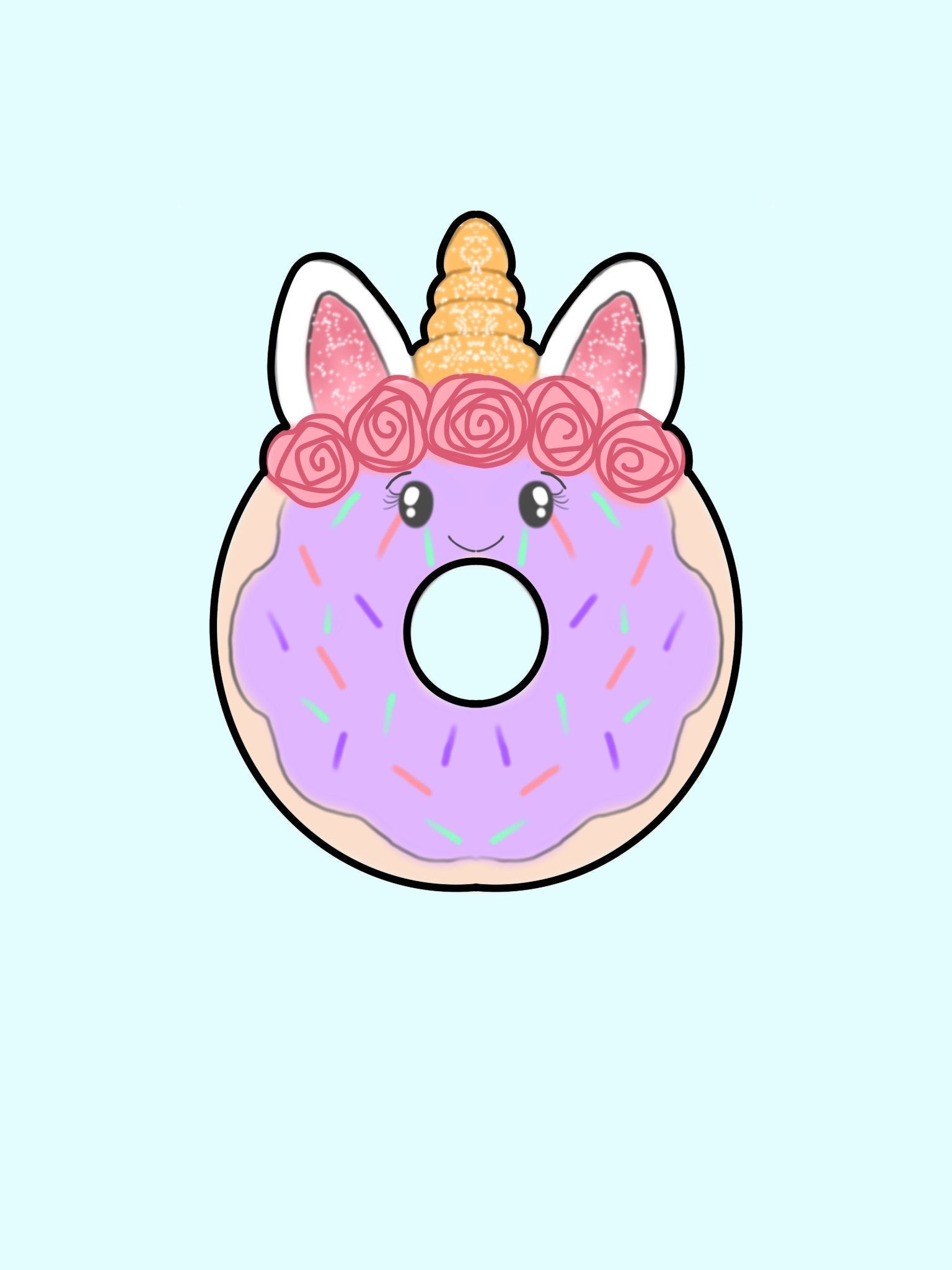 Unicorn Donut Cookie Cutter