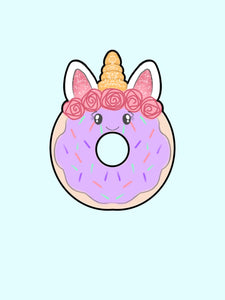 Unicorn Donut Cookie Cutter