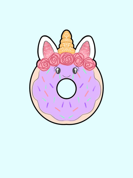 Unicorn Donut Cookie Cutter