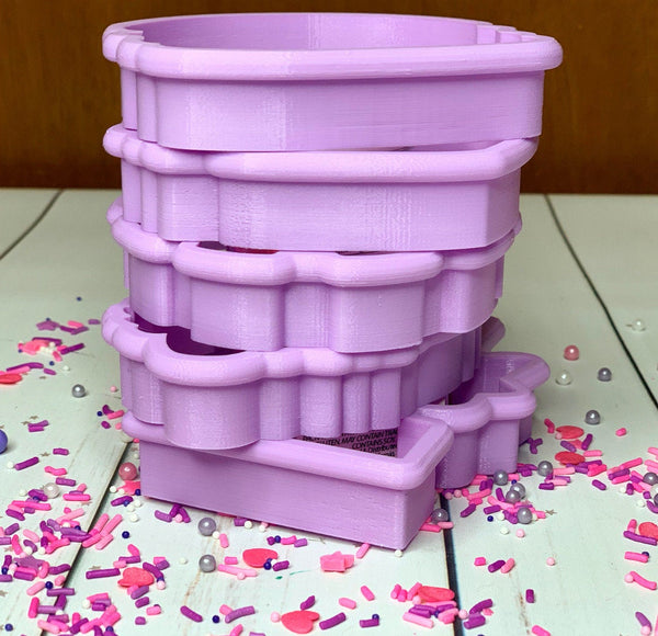 Floral Baking Hat Cookie Cutter