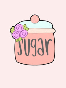 Floral Sugar Jar Cookie Cutter