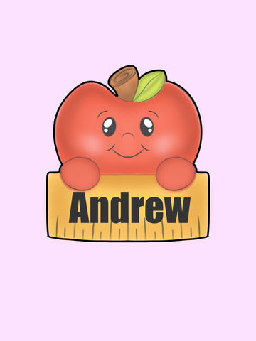 Andrew Apple Plaque Cookie Cutter