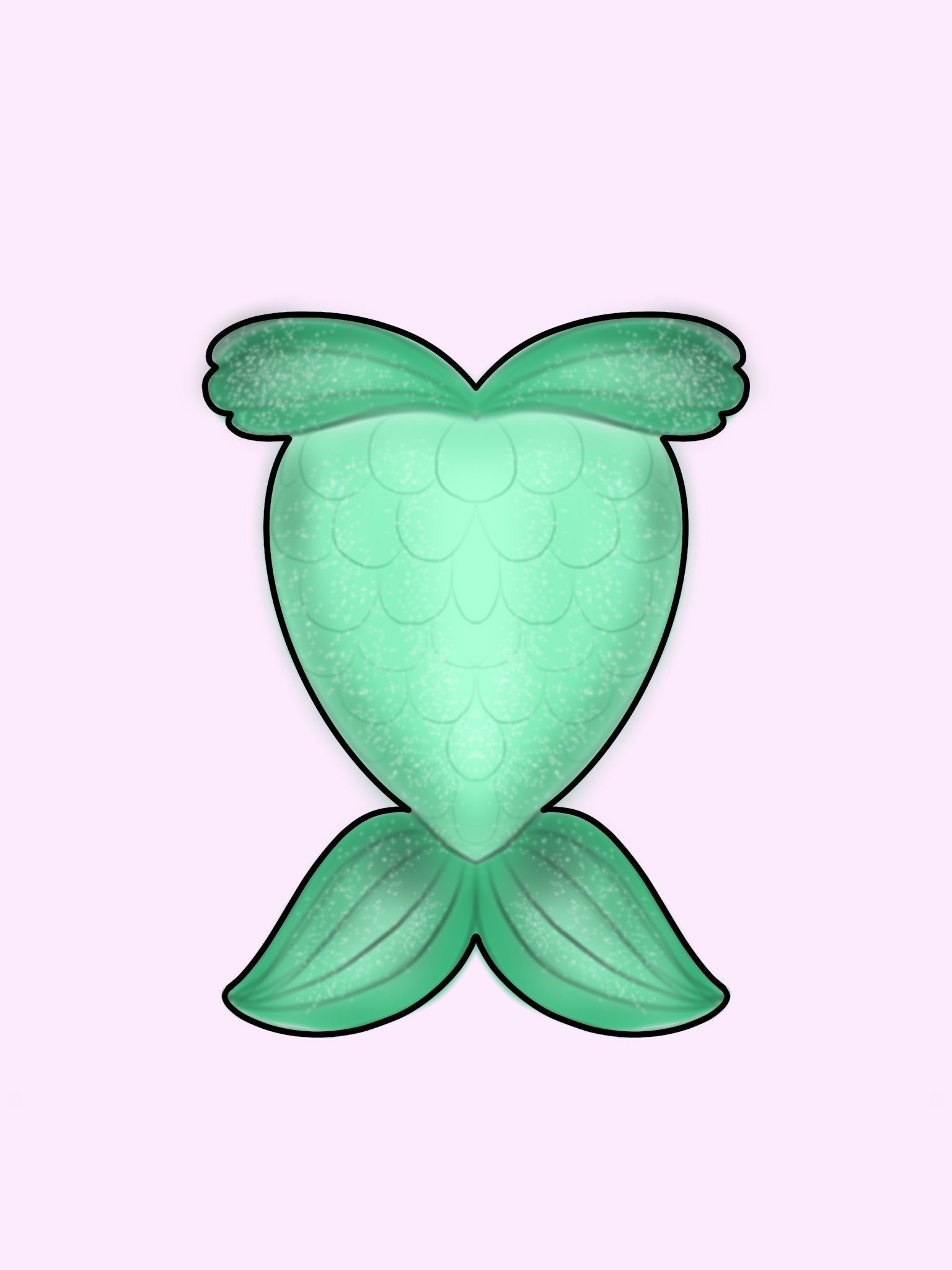 Natalie Mermaid Tail Cookie Cutter