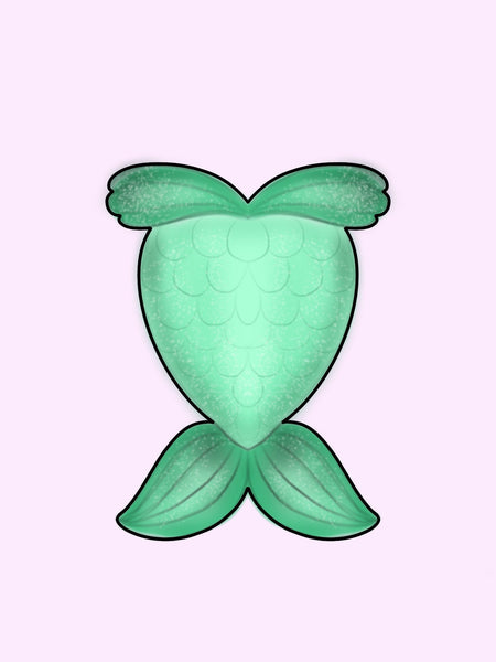 Natalie Mermaid Tail Cookie Cutter