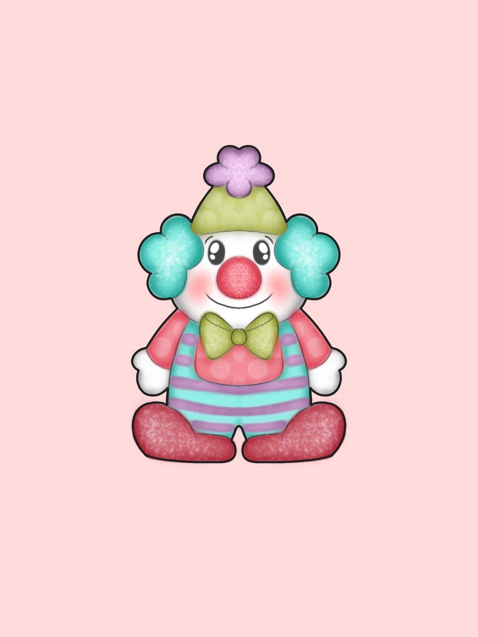 Candy Clown Cookie Cutter