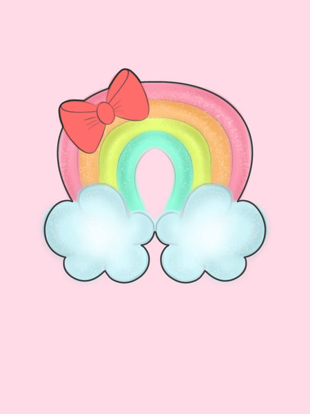 Chubby Girly Rainbow Cookie Cutter