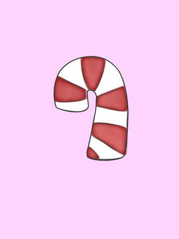 Candy Cane Cookie Cutter