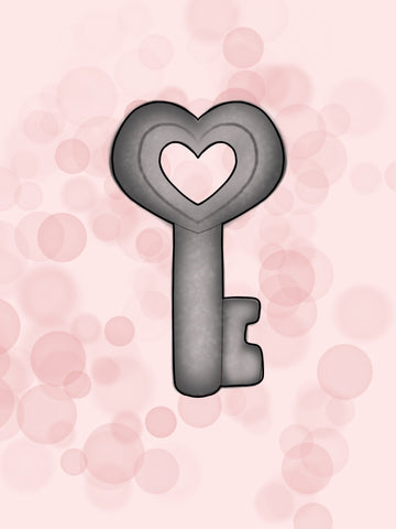 Heart Key Cookie Cutter