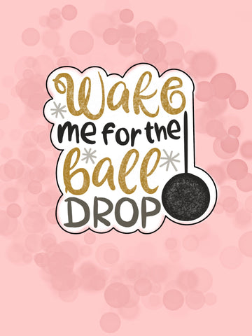 Ball Drop Plaque Cookie Cutter