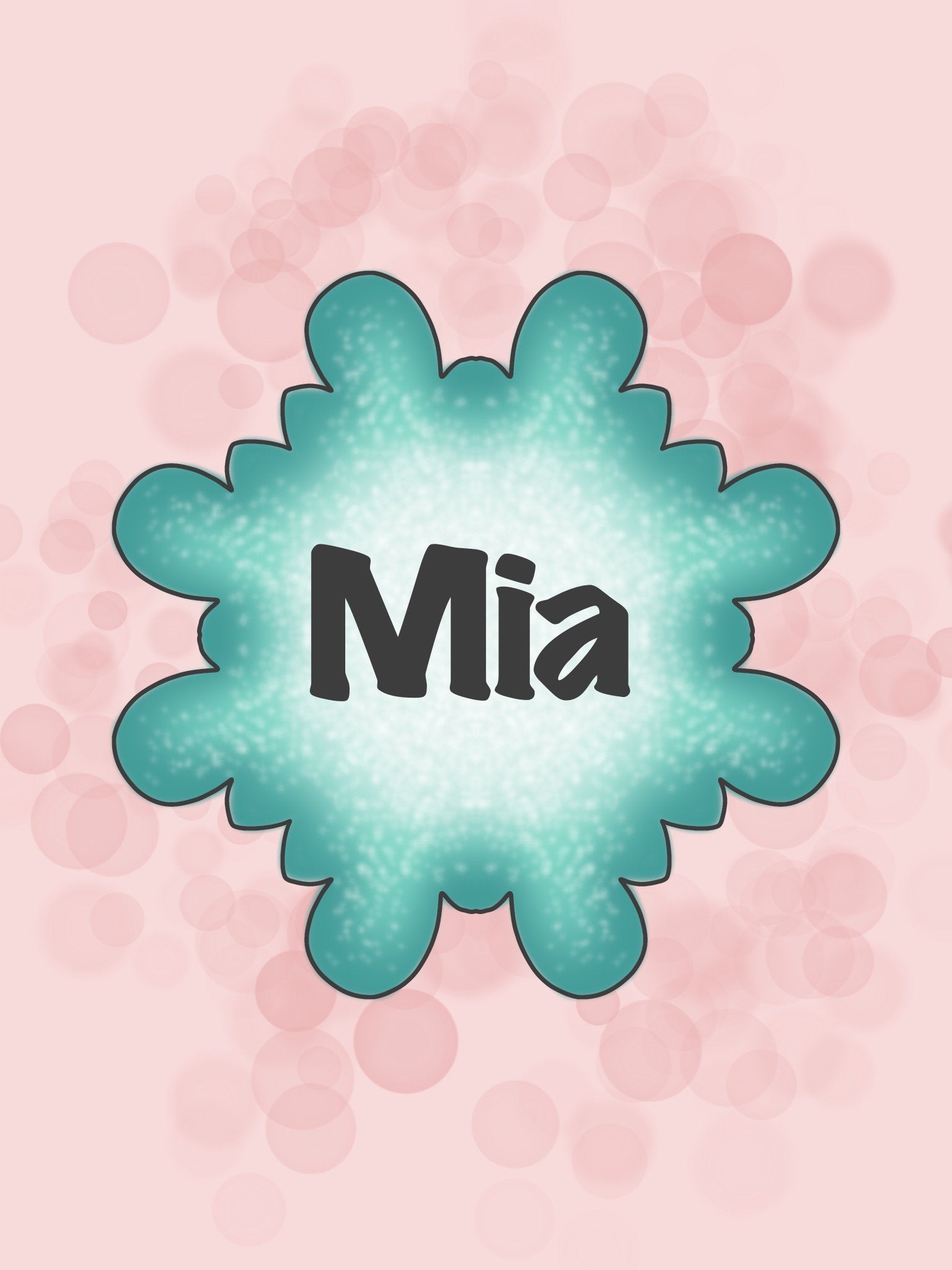 Mia Plaque Cookie Cutter