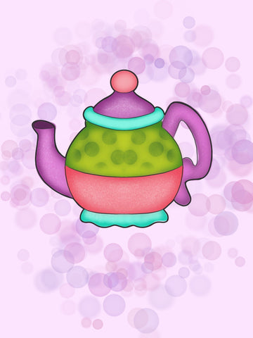 Mad Tea Pot Cookie Cutter