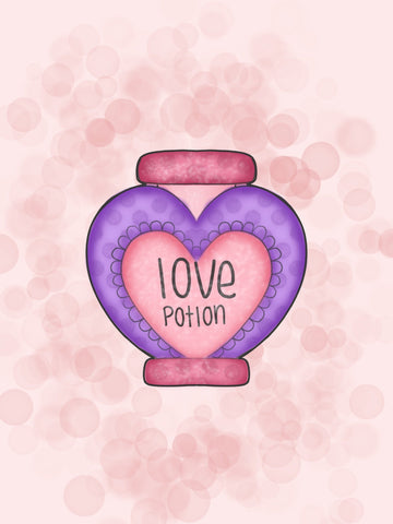 Love Potion Cookie Cutter