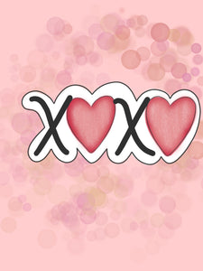 XoXo Plaque Cookie Cutter