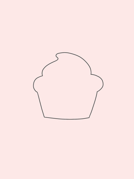 Cute Cupcake Cookie Cutter