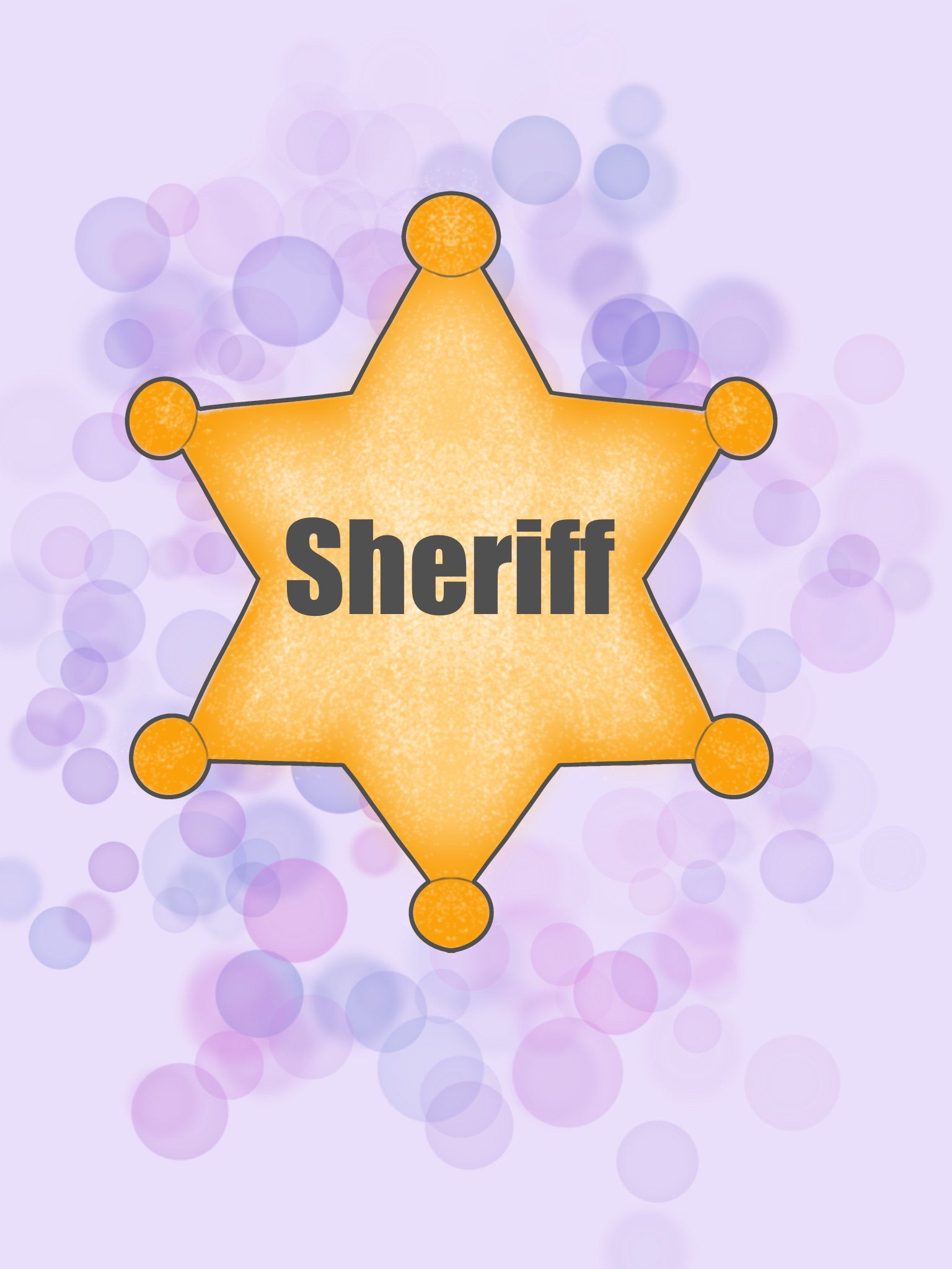 Sheriff Star Cookie Cutter