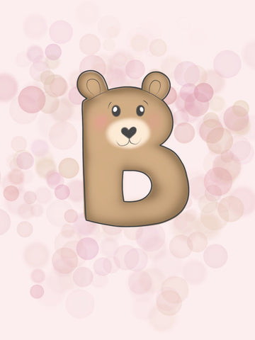 Bear Letter B Cookie Cutter