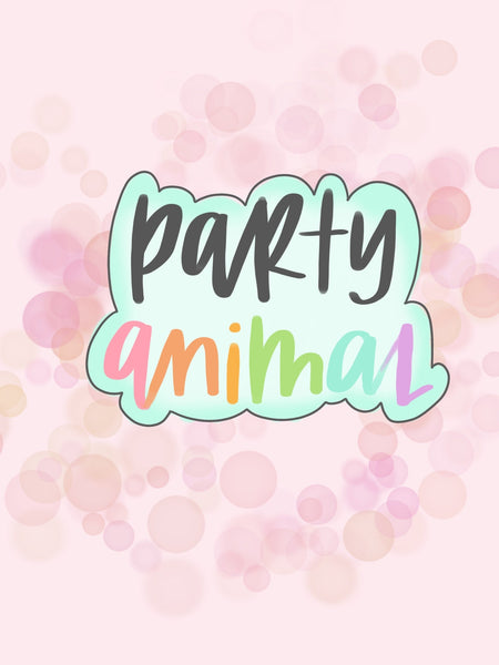 Party Animal Cookie Cutter