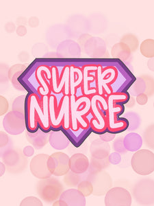 Super Nurse Plaque Cookie Cutter