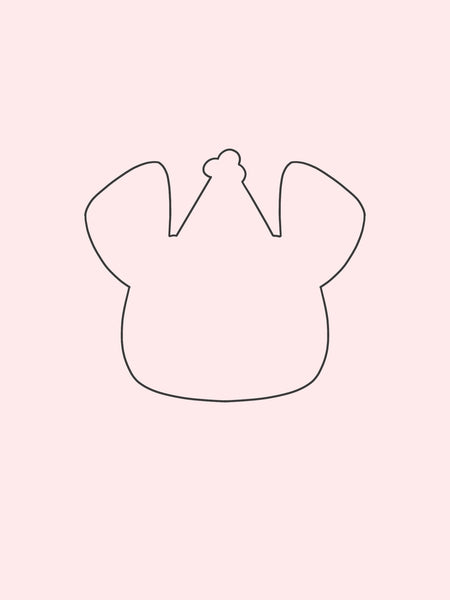 Party Bunny Cookie Cutter