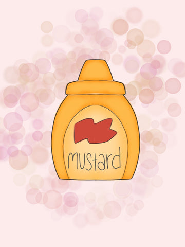 Mustard Bottle Cookie Cutter