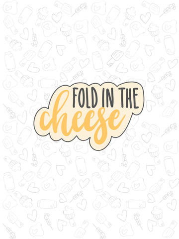 Yellow Fold In the Cheese Plaque