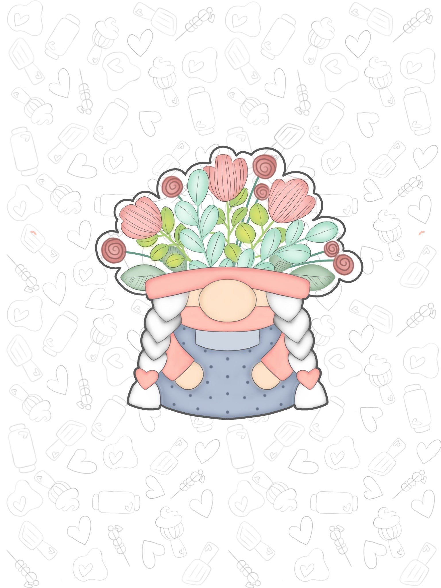 Girly Gnome Planter