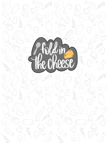 Grey Fold In Cheese Plaque