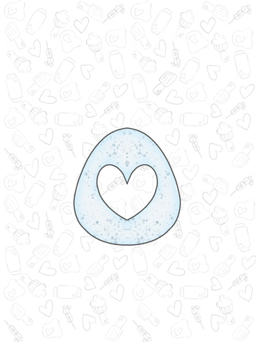 Egg Heart Cutout