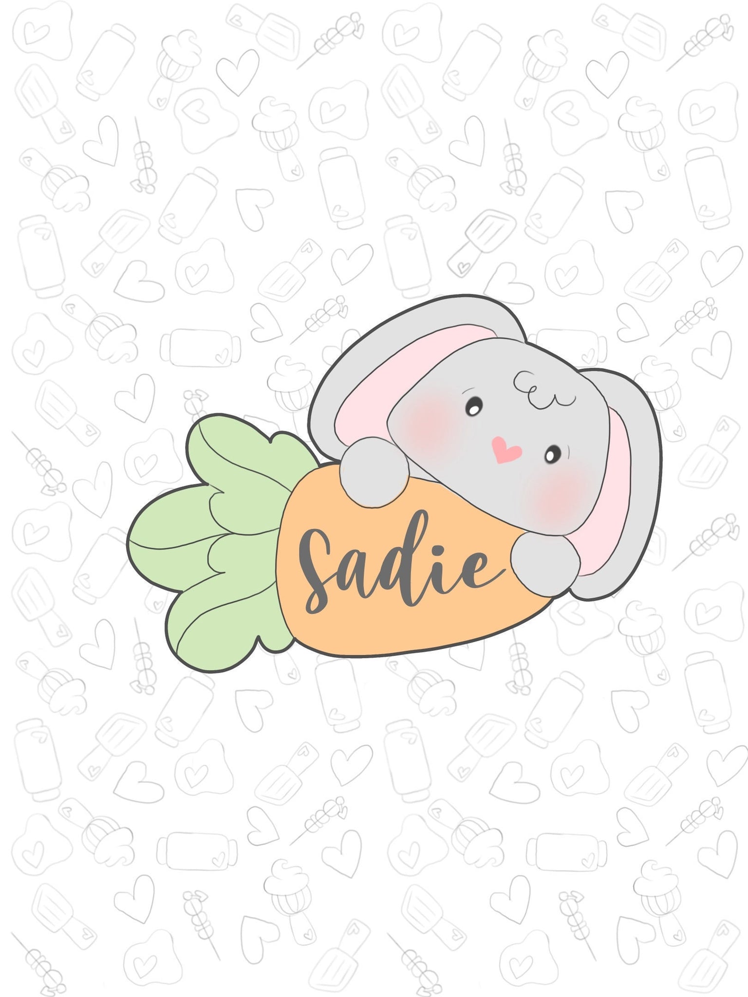 Sadie Bunny Plaque