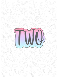 Number Two Font