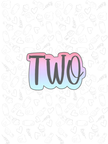 Number Two Font