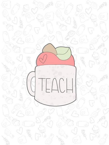 teacher apple mug