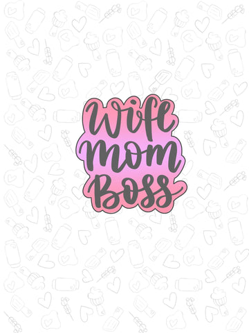 Wife Mom boss plaque