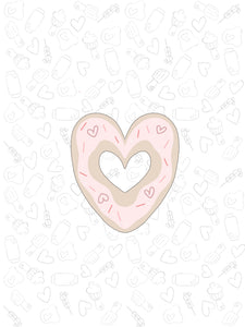 Heart Donut With Cutout 2021