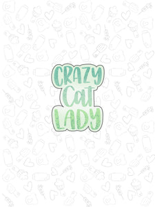 Crazy cat Lady Plaque