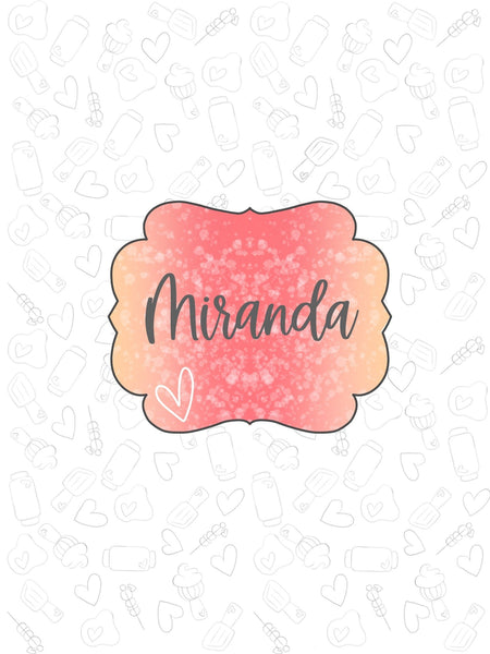 Miranda Plaque