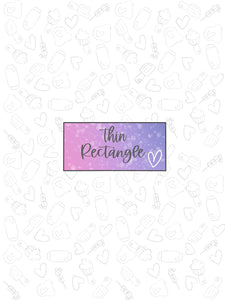 Thin Rectangle Plaque