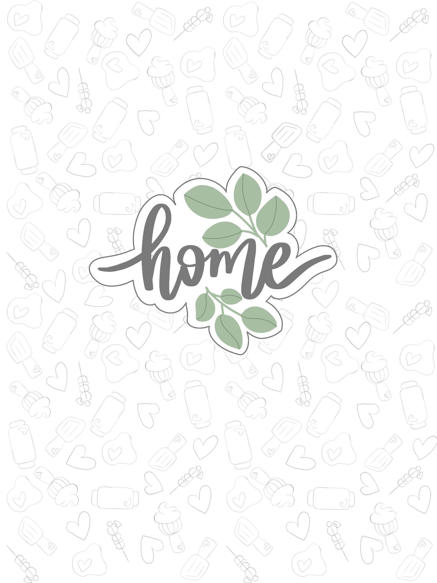 Greenery Home Plaque