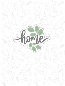 Greenery Home Plaque