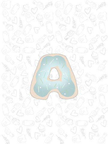 Letter A Donut