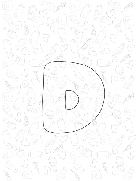 Donut Letter d