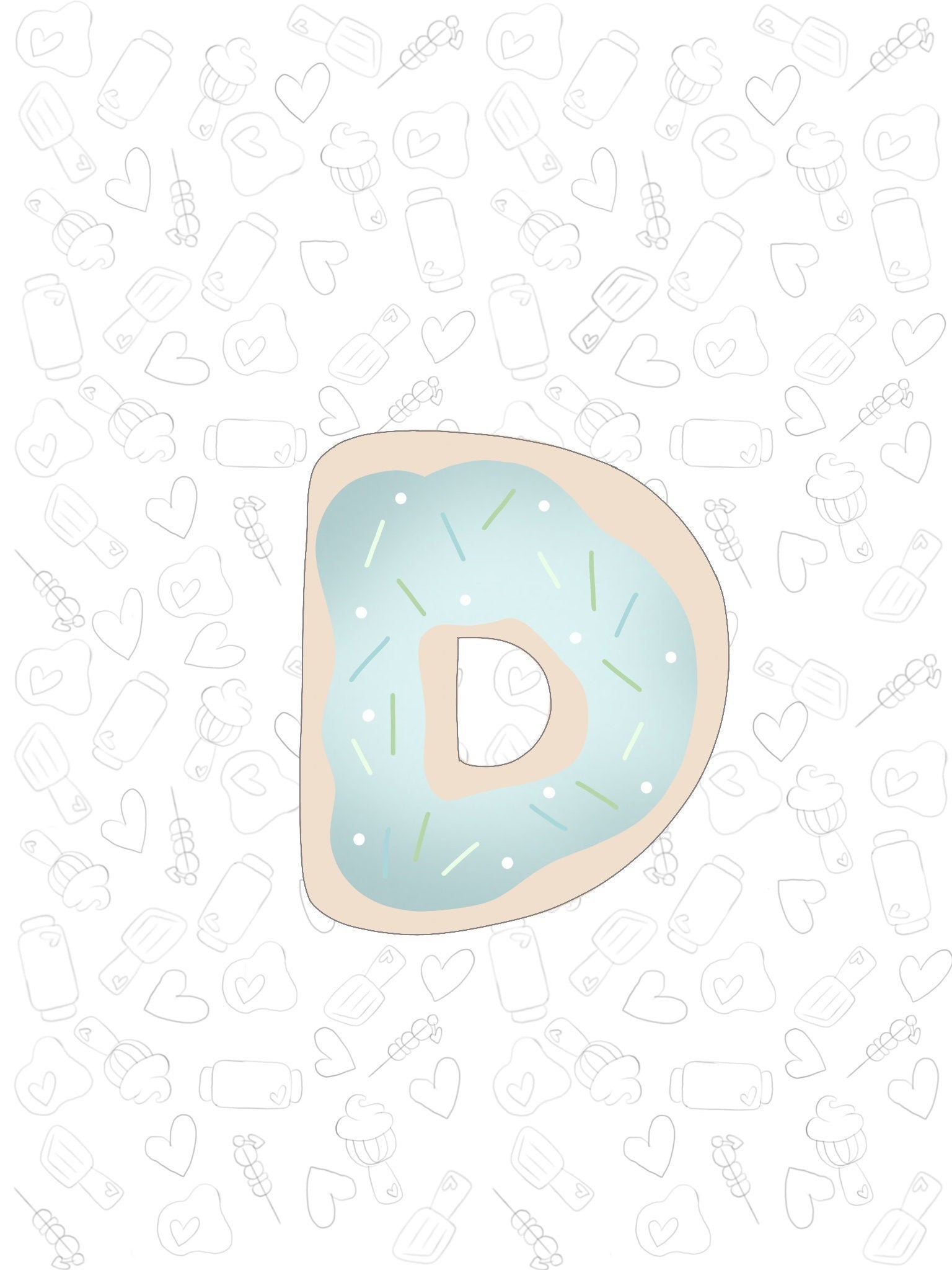 Donut Letter d