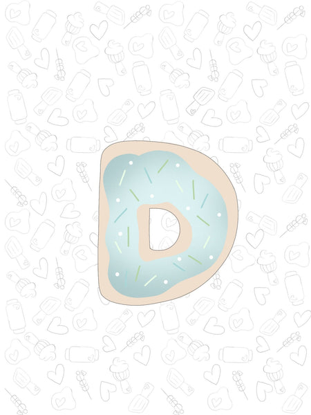 Donut Letter d