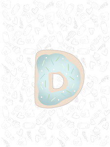 Donut Letter d