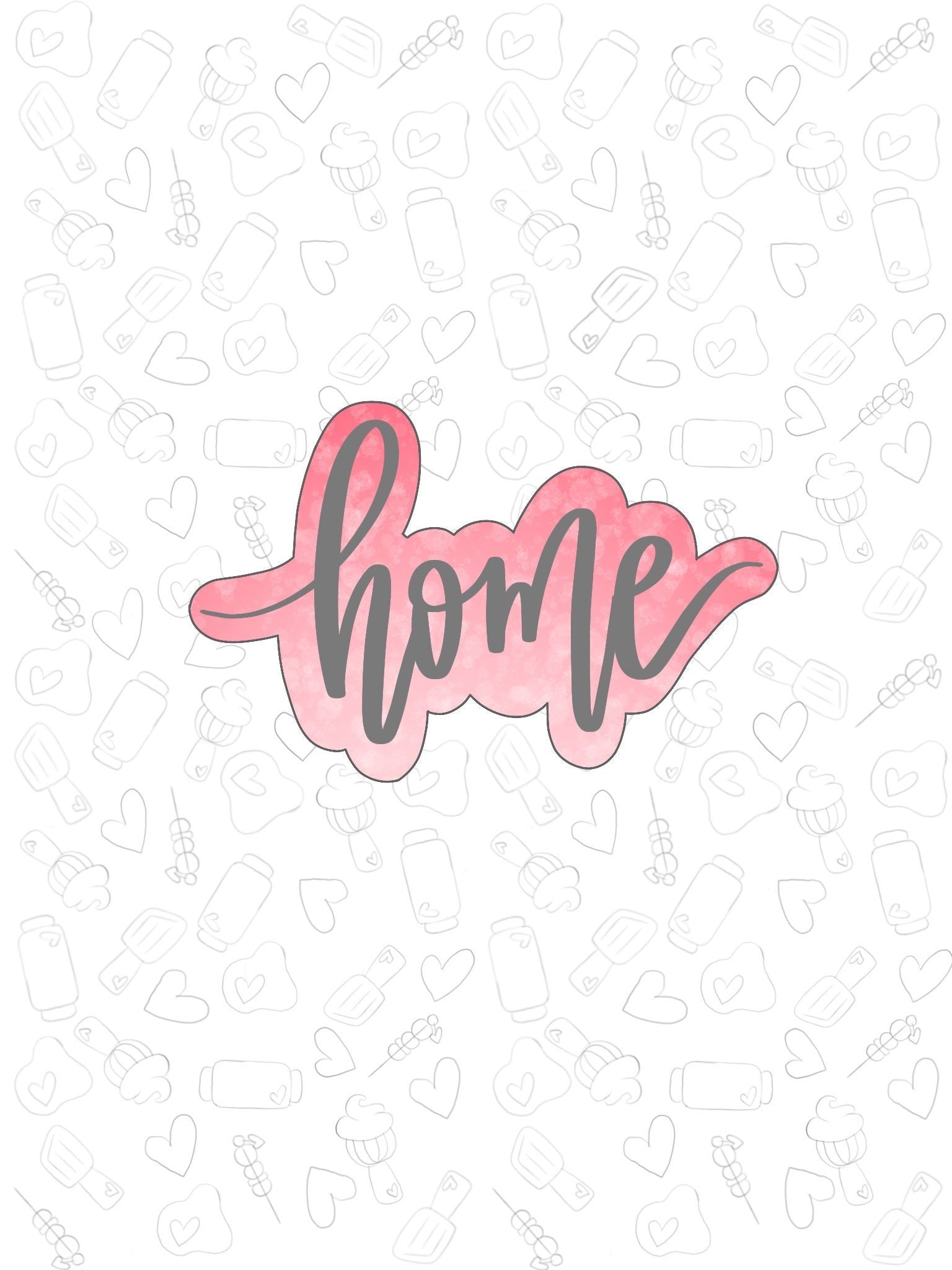 Pink Home Plaque