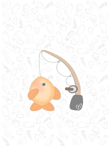 single fish rod